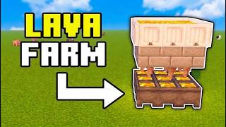 Infinite Lava Farm Tutorial - Minecraft 26.2+
