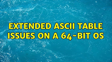 Extended ASCII table issues on a 64-bit OS (2 Solutions!!)