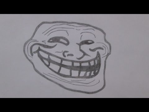 How to Draw Trollface, Trollface, Step by Step, Characters, Pop