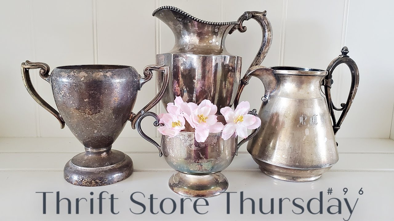 Thrift Store Thursday 96 Thrifted Silver Collection YouTube