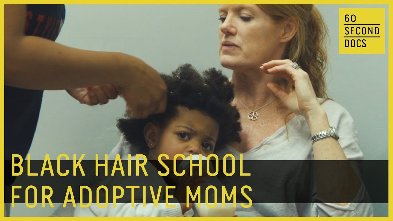 Black Hair School For Adoptive Moms // 60 Second Docs - YouTube