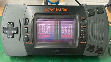 Atari Lynx 2 before BennVenn LCD upgrade