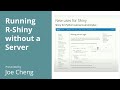 Running rshiny without a server  positconf2023