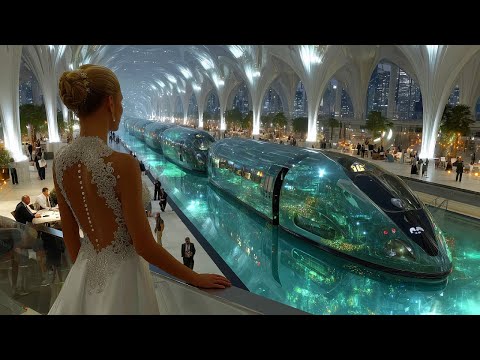 Smart Golden Cities of the Future: 1 Hour Exploring Nature & Sci-Fi Innovation in 2050 thumbnail