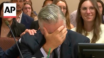 WATCH: Alec Baldwin emotional after criminal case dismissed