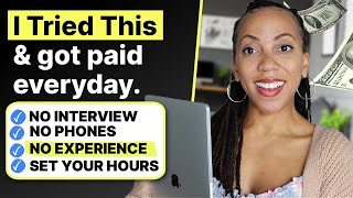 I Tried It! 💰 | Best Work From Home Jobs, No Interview, No Phones, No Experience