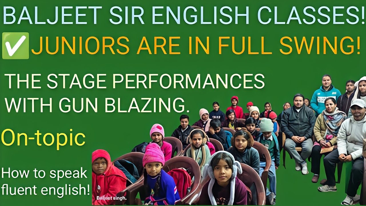 THE JUNIORS ARE WITH GUN BLAZING.