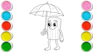 Tung Tung Tung Sahur Drawing, Painting Coloring For Kids And Toddlers Child Art1080P