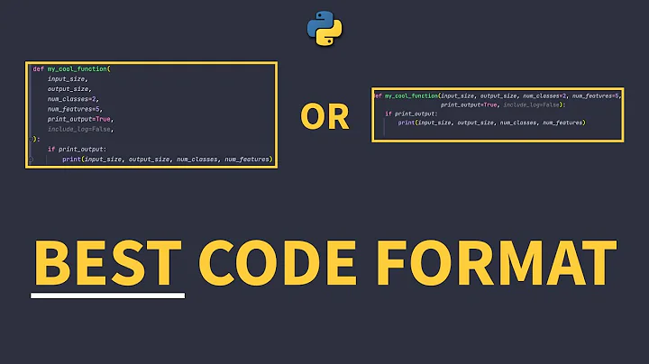 Code Formatting In Python With Black - Python Tuto...