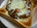 【レシピ】残りカレーをリメイク!!カレートーストの作り方♪