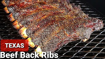 Beef Back Ribs Smoked - TEXAS Sized Beef Back Ribs