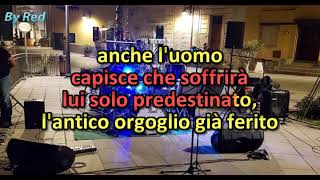 Video thumbnail of "I Nomadi Senza Patria karaoke"