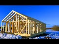 We built the most affordable frame house Step by step construction process!!!