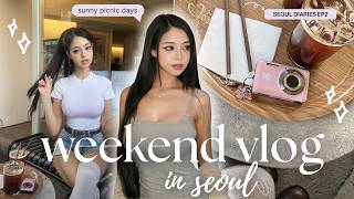 Download lagu a weekend in my life in seoul 🇰🇷 | cafe date, eating sushi, picnic day, shopping