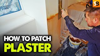 How to Repair Small Areas of Plaster | Drywall Patching