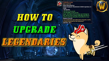 How to UPGRADE your Shadowlands Legendaries (Up to Rank 4)!