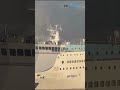 Paura al porto dí Napoli per l’incendio sulla nave