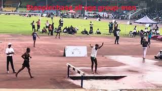 All age group men steeplechase 44th National Masters Athletics Championship Meet 2024 Pune