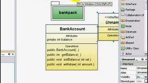 NetBeans 99 Sec, UML: Adding Elements
