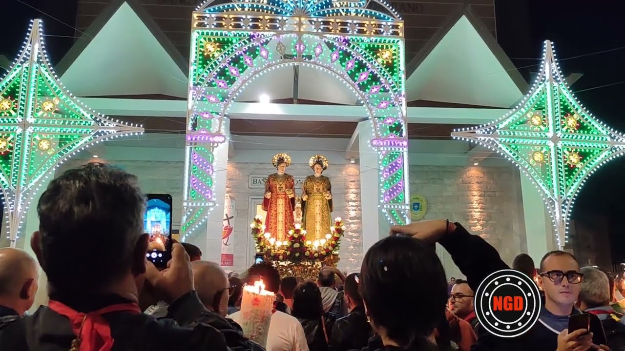 Marcia Ticinese Banda Filarmonica Bitontina 19/10/25 Bitonto Processione dei Santi Medici