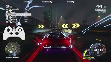Intense racing in Ferrari Testarossa(S class) - Smoke Show | NFS Unbound(Online)
