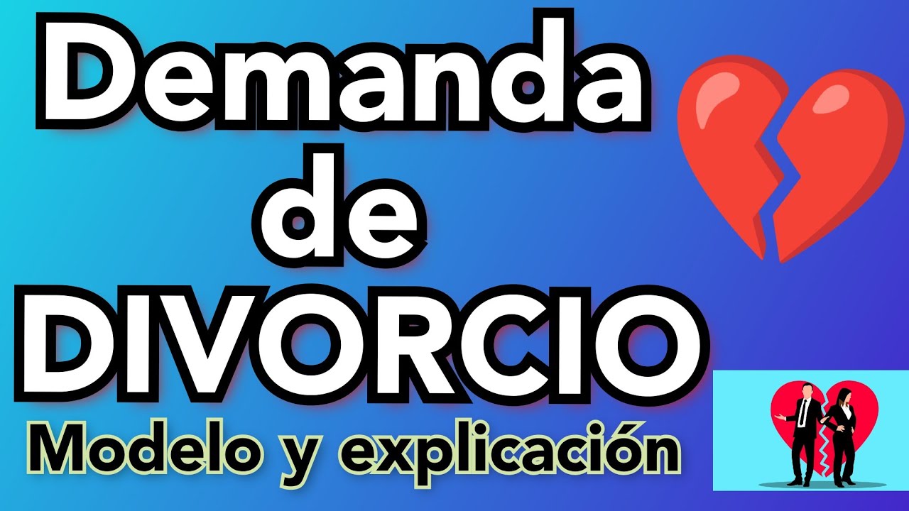 cómo hacer una demanda de divorcio por causal Ecuador - YouTube