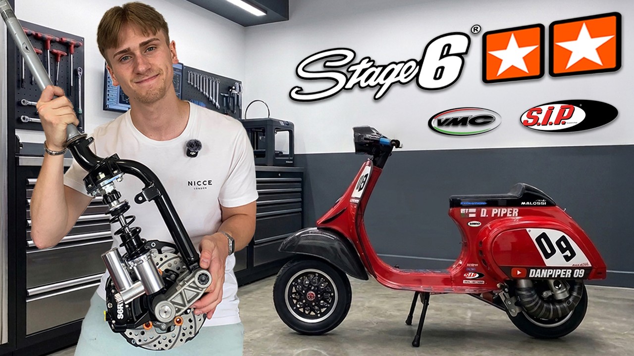 VESPA RACE SETUP ! - YouTube