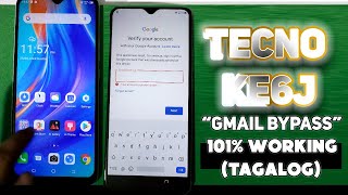 [Tagalog Tutorial ] TECNO KE6J  | Google Account Bypass 2021 | Working in All Tecno Phones