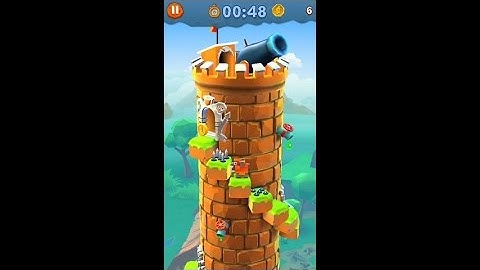 Blocky Castle (-by isTom Games) - free offline platform game for Android and iOS - gameplay.