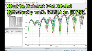 How to Extract Net Model Efficiently with Script in HFSS