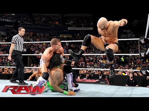 The Usos vs. Cesaro &amp; Tyson Kidd – WWE Tag Team Championship Match: Raw, February 23, 2015