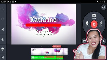 How to make Name Intro using KineMaster | Easy Tutorial |  Kathrine Cuyos