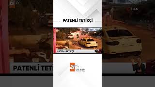 Dükkanı Kurşunladı Patenle Ka Kaçtı