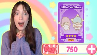 Little Twin Stars 750 Gacha Tix Opening! | Roblox My Hello Kitty Cafe Kiki and Lala Update | Riivv3r