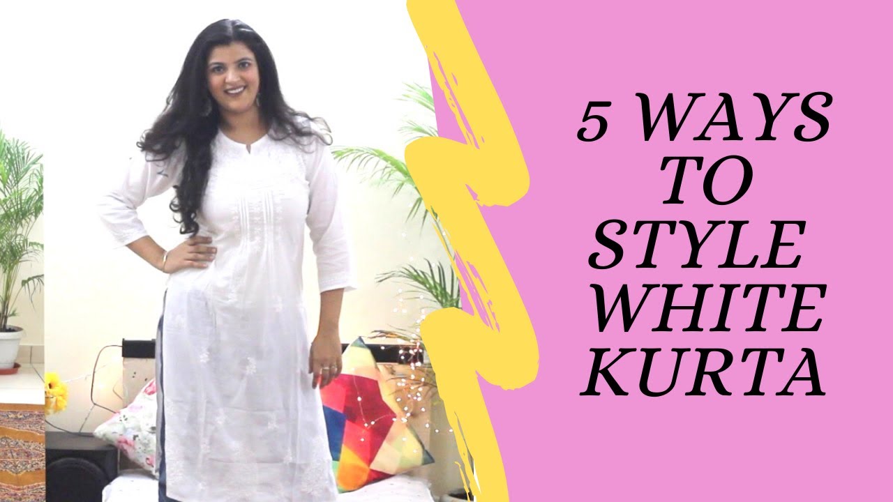 5 ways to style White kurta | Priyanka Sharma
