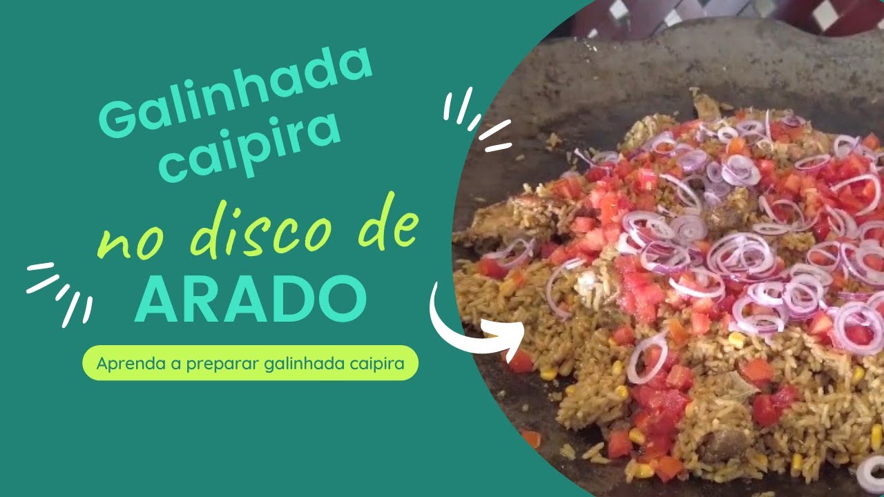 Galinhada caipira no disco de arado com Jander Mineiro #viatocantins