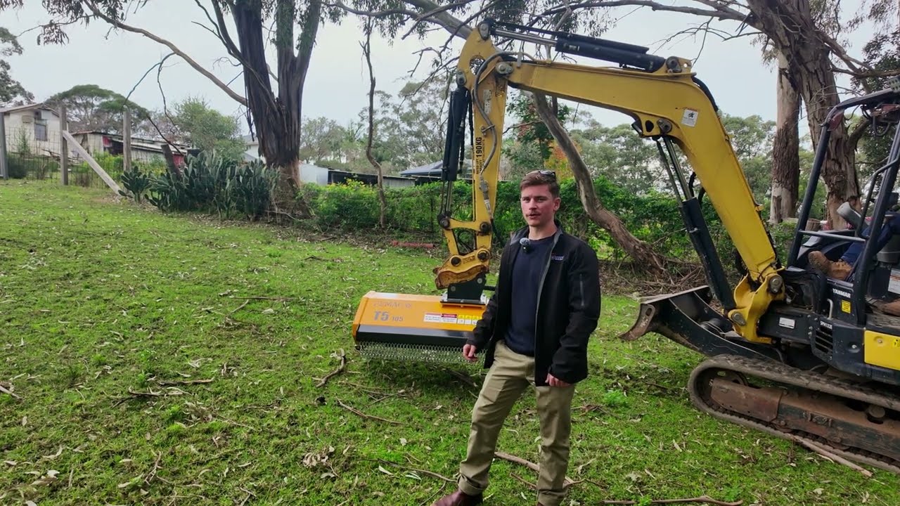 FEMAC T5 105 Excavator Mulcher Walkaround