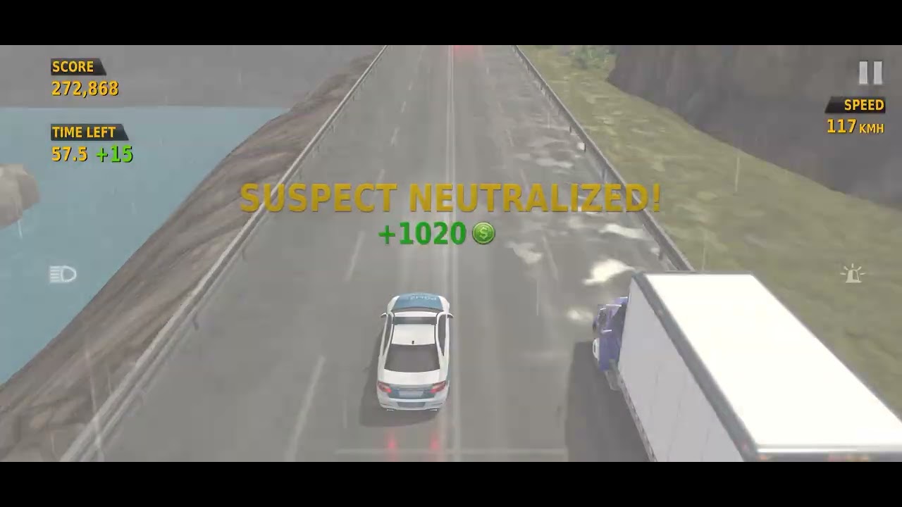 Traffic Racer Police Chase 452K highest score for 75sec