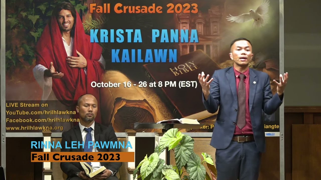 Zan 6-na: Rinna Leh Pawmna - Pastor Lalengliana Khiangte (Fall Crusade 2023 - Krista Panna Kailawn)