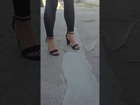 Smoke crush in Call it spring heels #crushexperiment #asmrcrush #highheels #walkinginheels