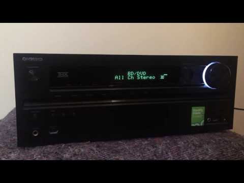 How to reset the Onkyo TX-NR609 receiver amplifier