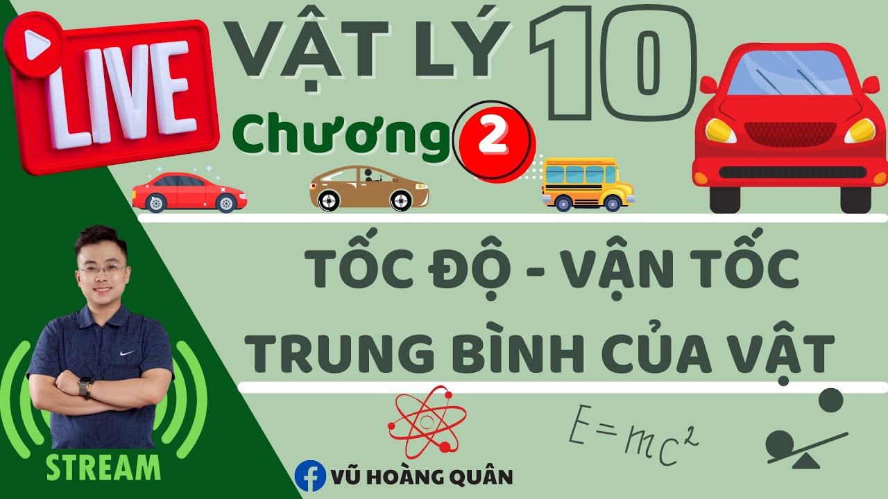 [ Vật Lí 10 - SGK Mới] Tốc Độ Và Vận Tốc Trung Bình Của Vật II Lý Thầy Quân
