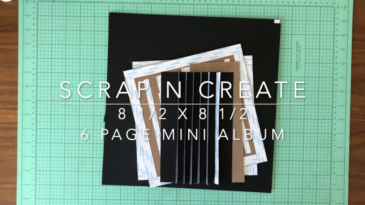 8 1/2 x 8 1/2 - 6 page mini album base