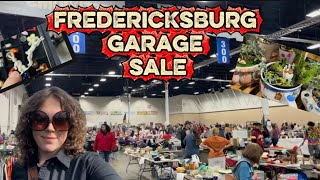 GARAGE SALE FUN IN FREDERICKSBURG VA! 