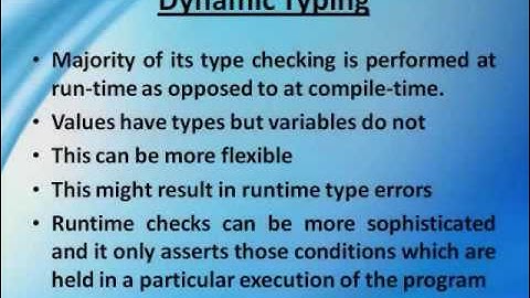 PLDC - Strongly Typed vs. Weakly Typed (Part 6).wmv