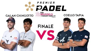 PREMIER PADEL BRUSSELS FINALE...GALAN/CHINGOTTO VS TAPIA/COELLO