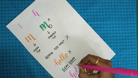 5 common calligraphy beginner mistakes