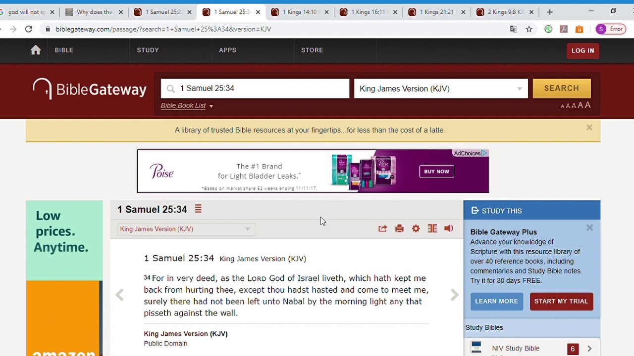 Mandela Effect, Mandella Affect, Bible, God Will Not Spare, Him, That Pisseth Against the Wall