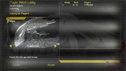 Aliens vs Predator - All Multiplayer Skins + Level Unlocks (Read Info)