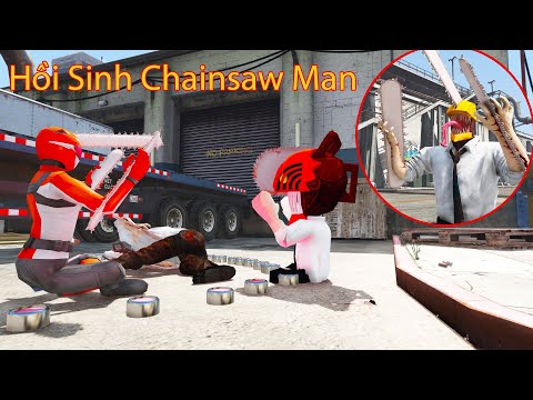 hack sieu nhan game - GTA 5 Mod - Siêu Nhân Gobuster Hồi Sinh Chainsaw Man Sang Một Level Mới
